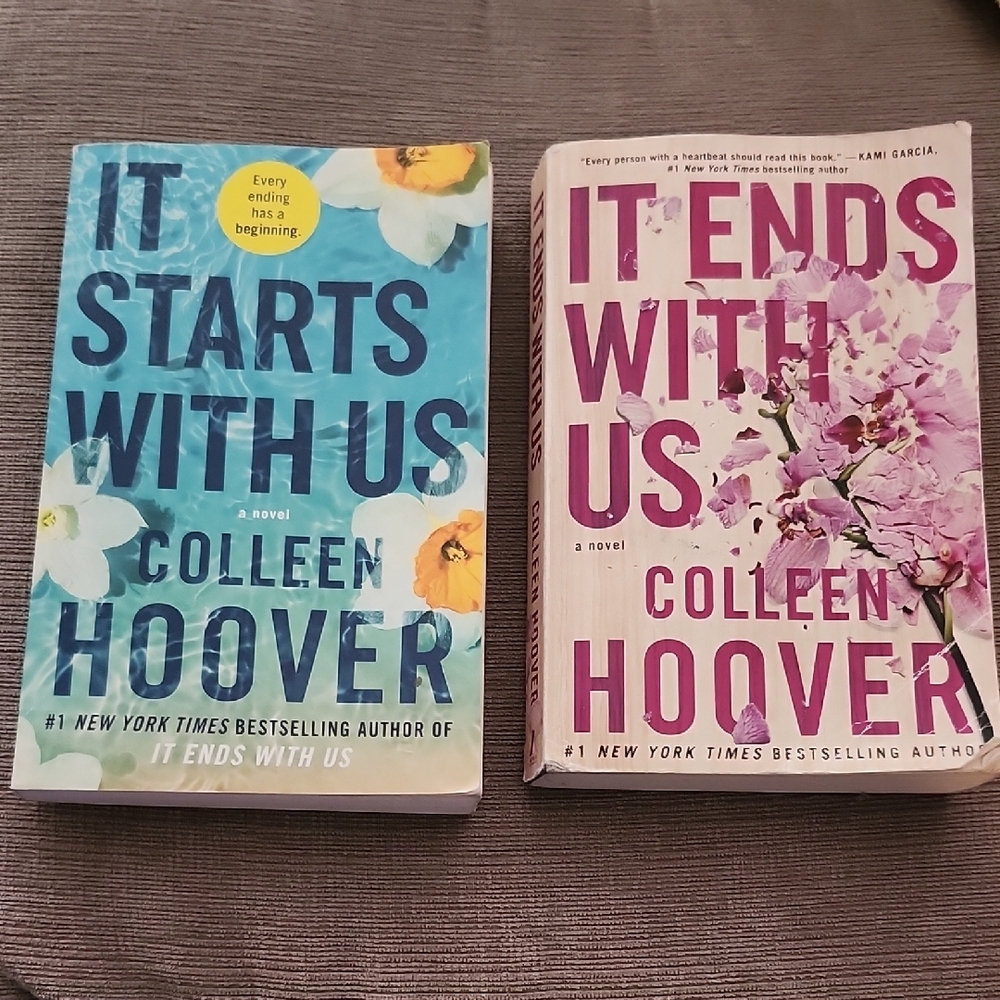 Novel Set - It Starts With Us And It Ends With Us, By Colleen Hoover